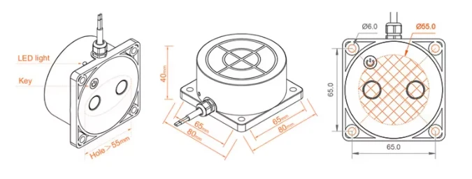 TUYA Ultrasonic Water Level Sensor