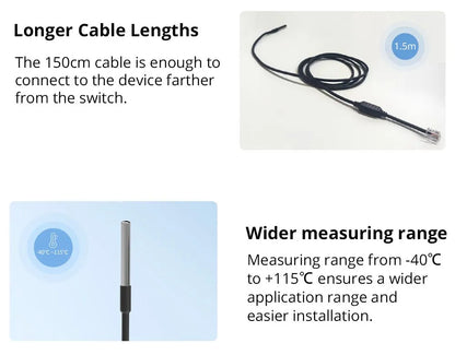 SONOFF WTS01 Waterproof Temperature Sensor