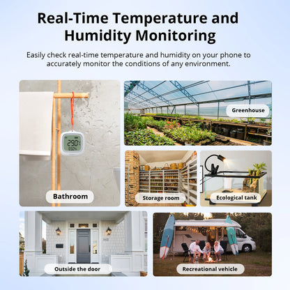 SONOFF SNZB-02WD IP65 Zigbee LCD Smart Temperature Humidity Sensor