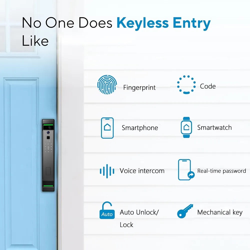 TUYA Smart Door Lock D700 - Fingerprint / Face Recognition