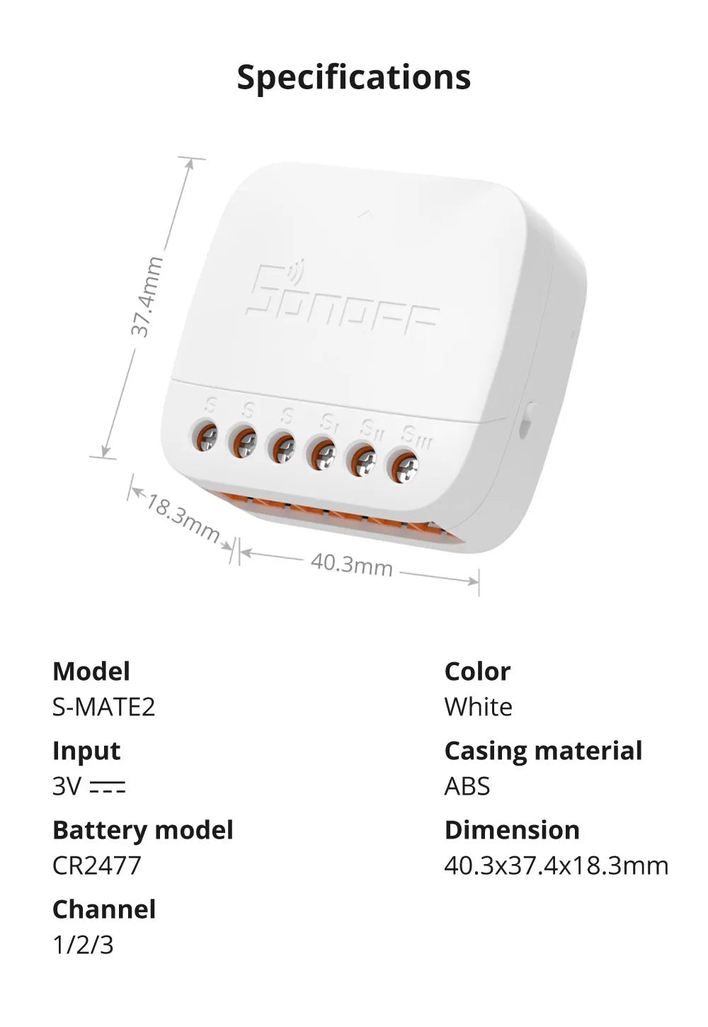 SONOFF S-MATE Extreme Switch Mate