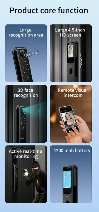 TUYA Smart Door Lock D30 - Fingerprint / Face Recognition
