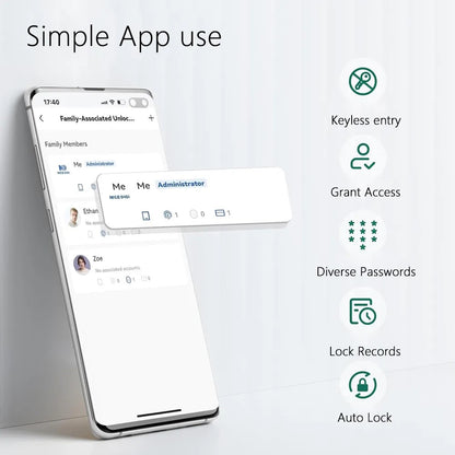 TUYA Smart Door Lock D700 - Fingerprint / Face Recognition