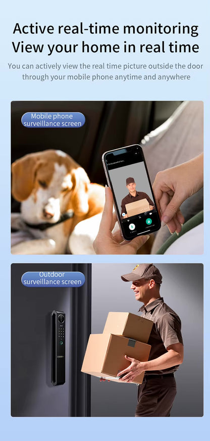 TUYA Smart Door Lock D30 - Fingerprint / Face Recognition