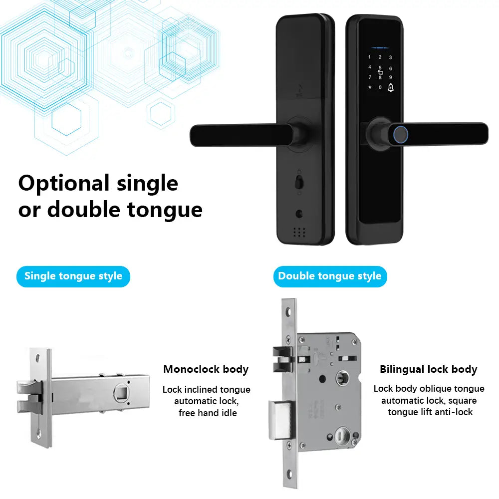 TUYA Smart Door Lock D650 - Fingerprint