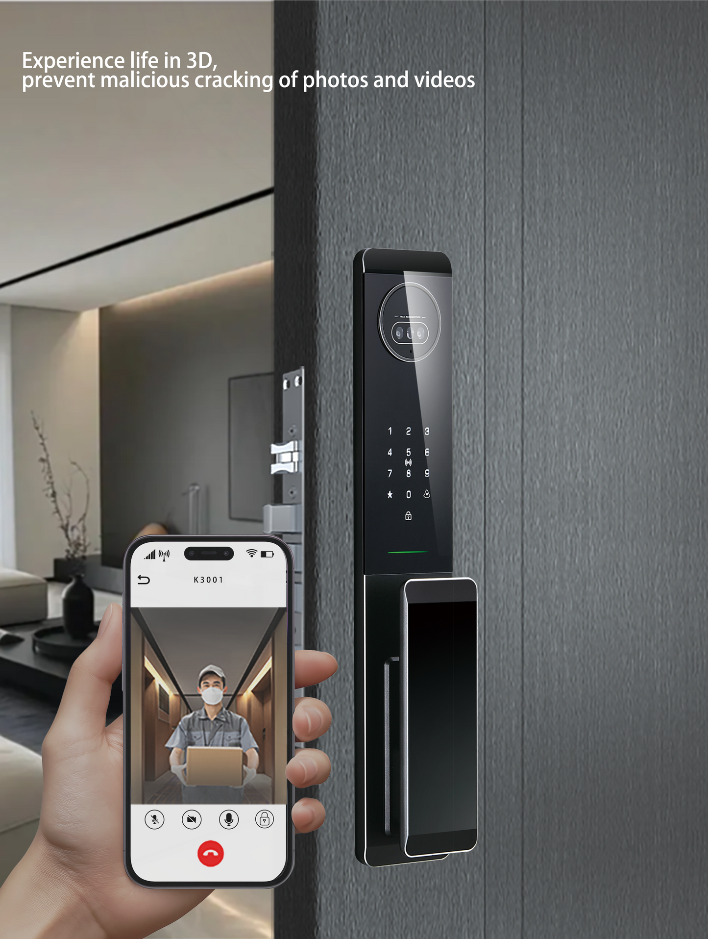 TUYA Smart Door Lock D301 - Fingerprint / Face Recognition