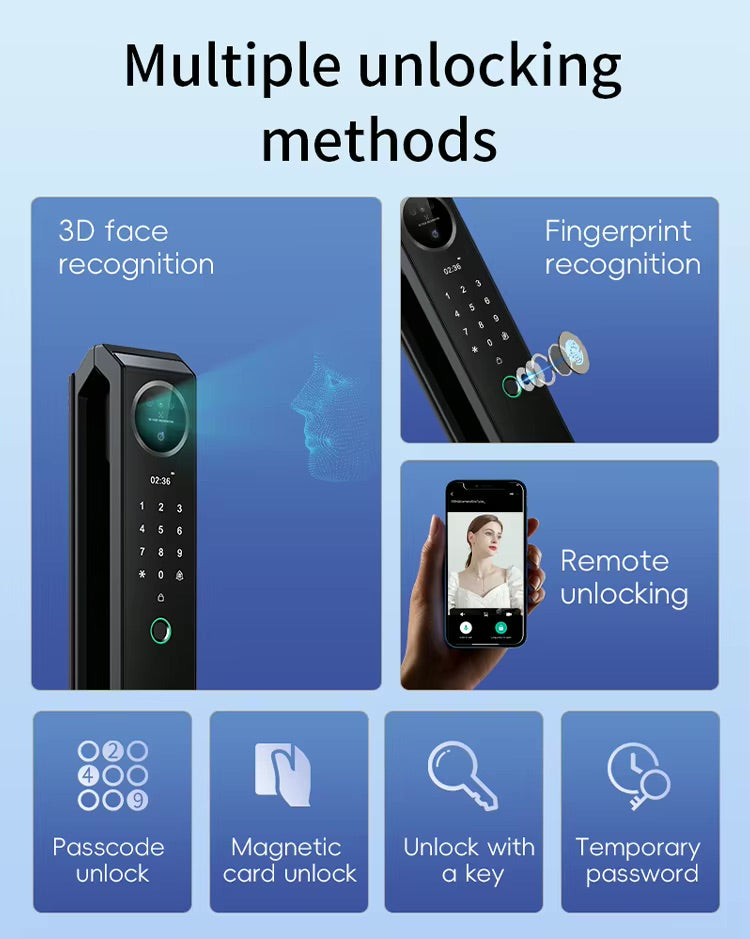 TUYA Smart Door Lock D30 - Fingerprint / Face Recognition