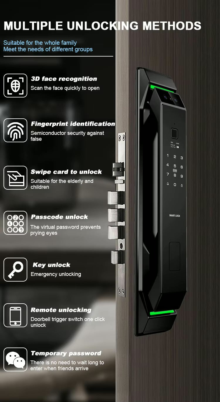 TUYA Smart Door Lock D700 - Fingerprint / Face Recognition