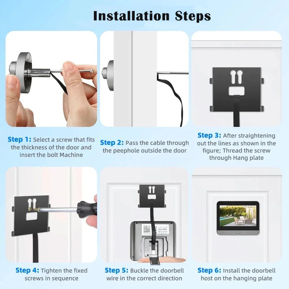 Smart Peephole Camera with 4.3" Display | D-S5