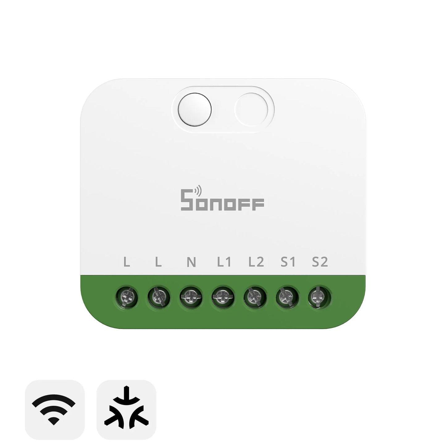 SONOFF MINI DUO 2-Gang Matter Over WiFi Smart Switch | MINI-2GS