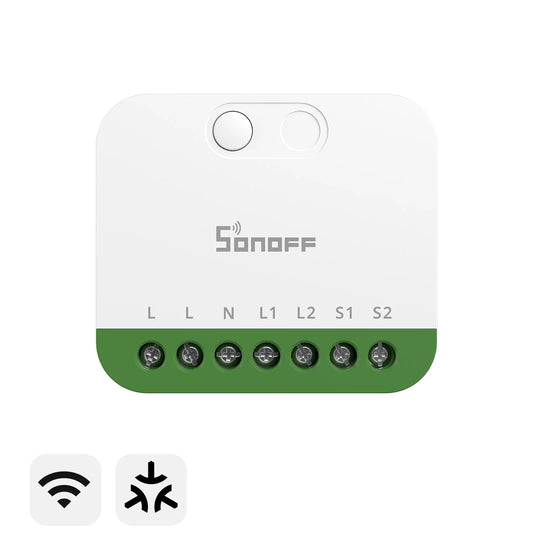SONOFF MINI DUO 2-Gang Matter Over WiFi Smart Switch | MINI-2GS
