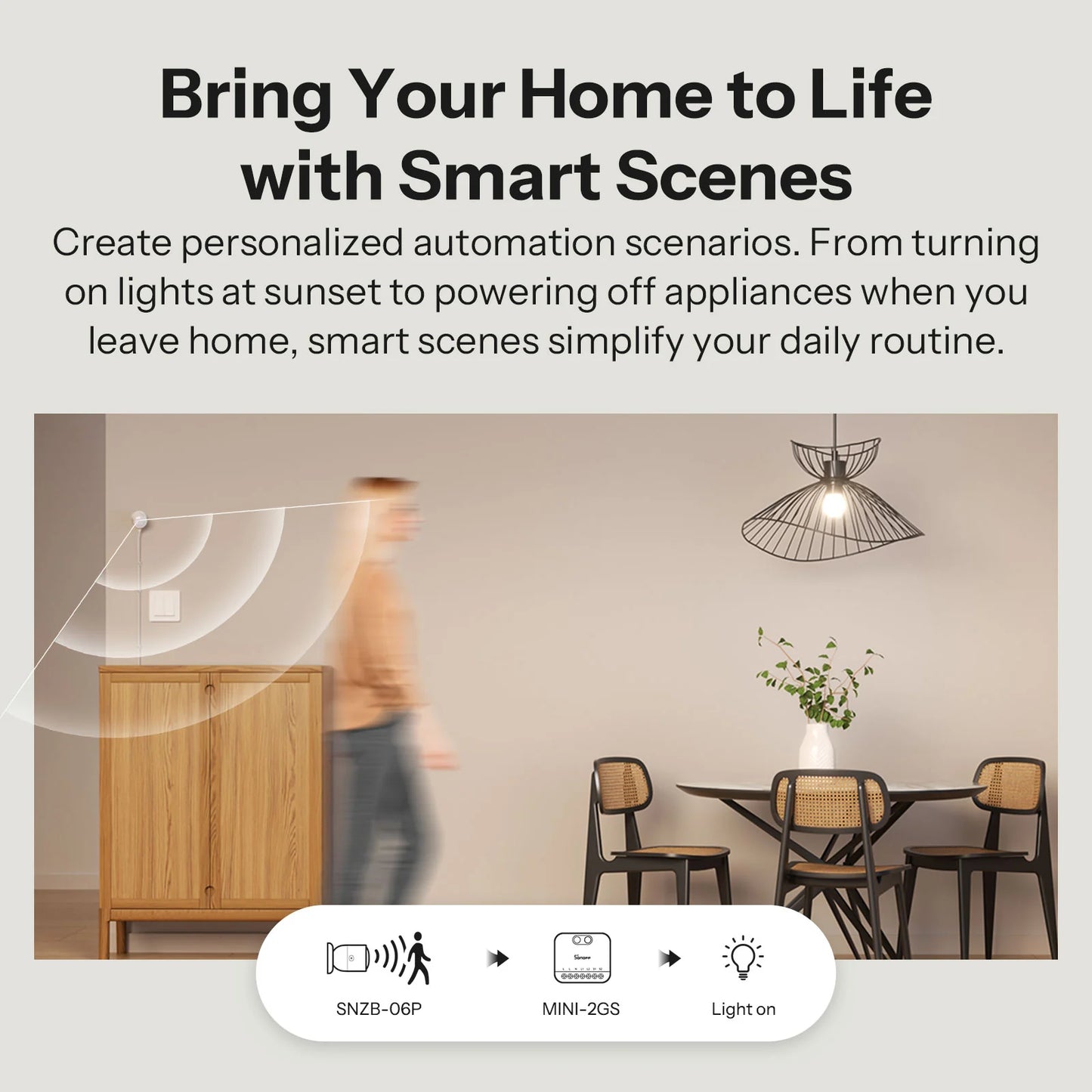 SONOFF MINI DUO 2-Gang Matter Over WiFi Smart Switch | MINI-2GS
