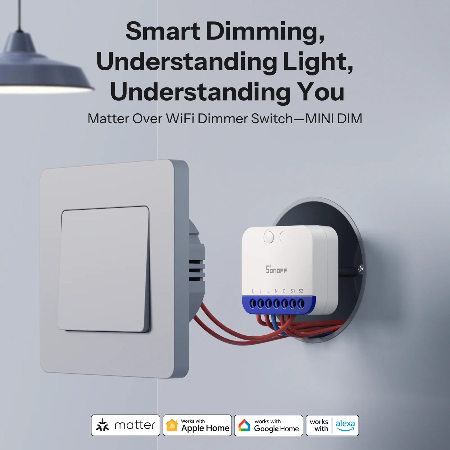 SONOFF MINI Extreme Matter Over WiFi Dimmer Switch | MINI-DIM