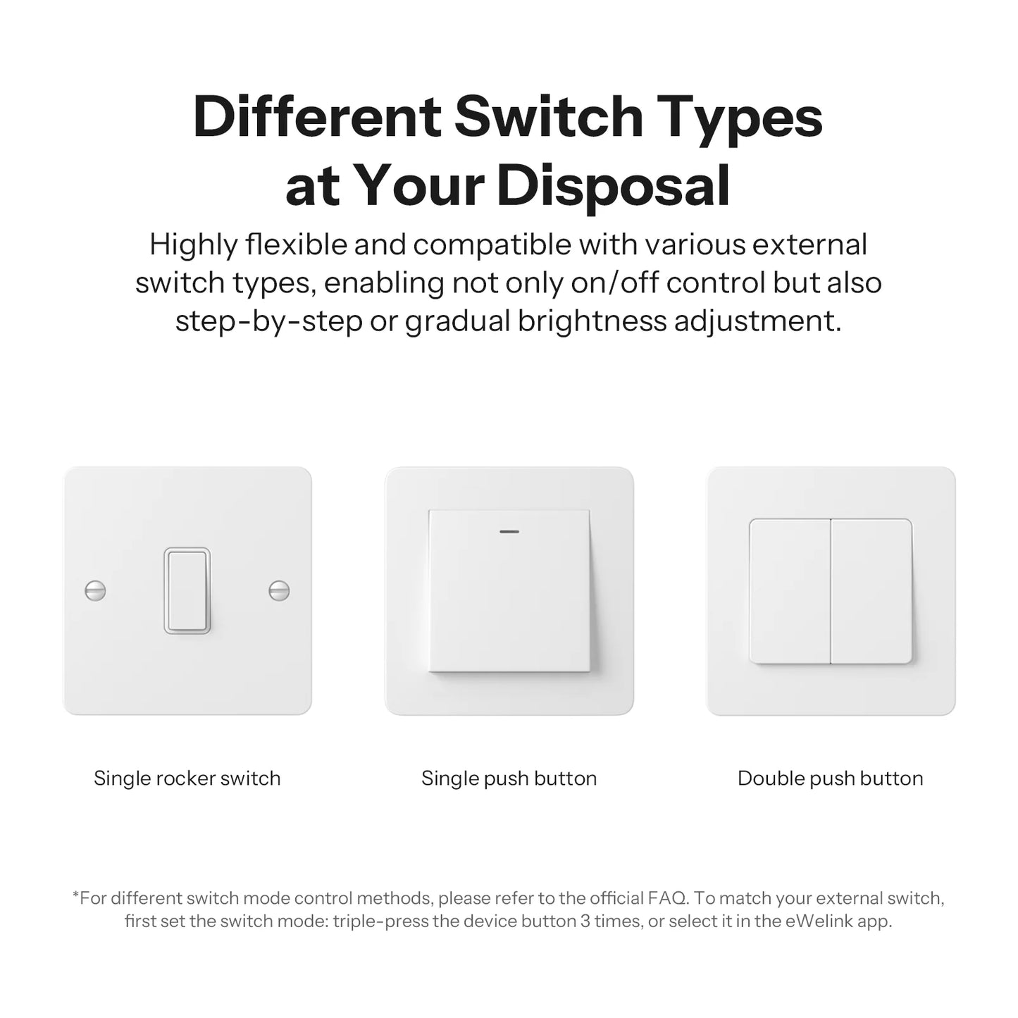 SONOFF MINI Extreme Matter Over WiFi Dimmer Switch | MINI-DIM