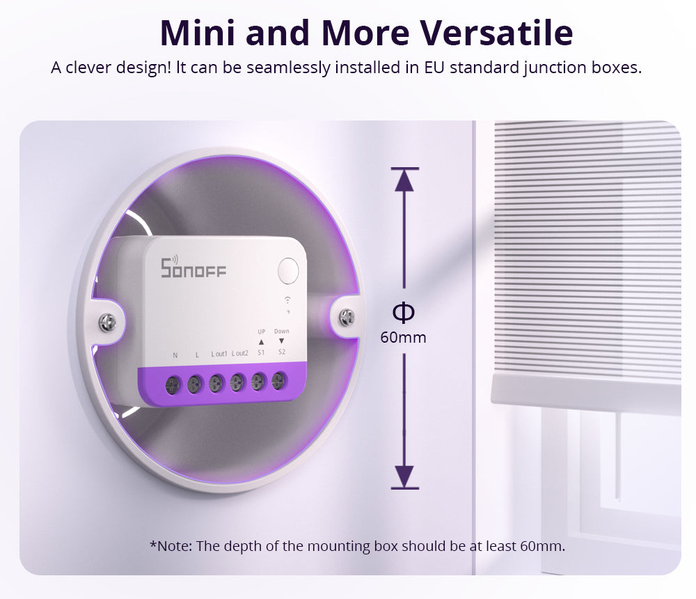 SONOFF Smart Roller Shutter Switch | MINI-RBS
