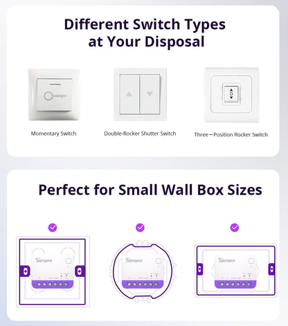 SONOFF Smart Roller Shutter Switch | MINI-RBS