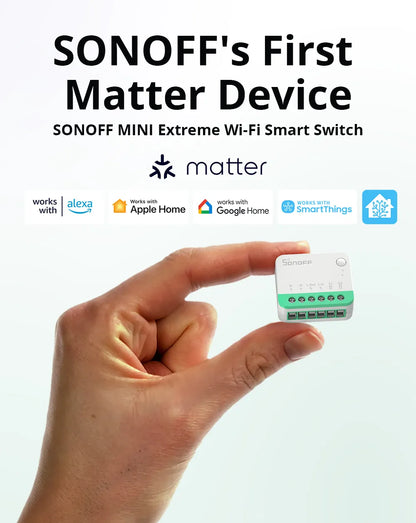 SONOFF MINI Extreme Wi-Fi Smart Switch (Matter-enabled)