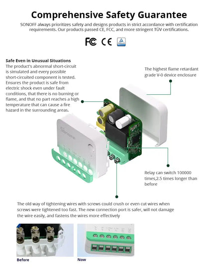 SONOFF MINI Extreme Wi-Fi Smart Switch (Matter-enabled)