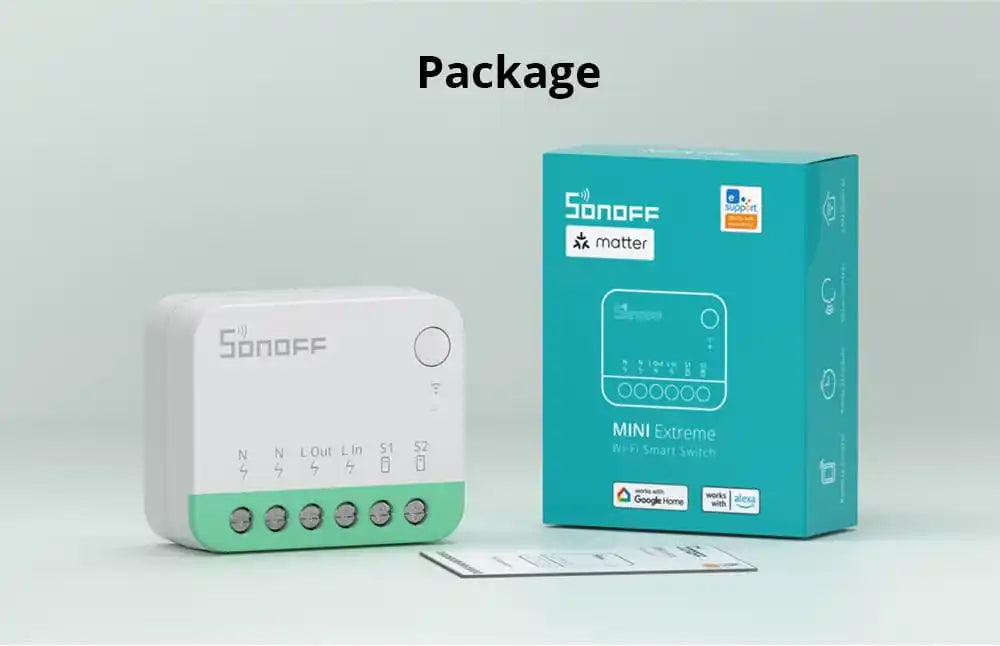 SONOFF MINI Extreme Wi-Fi Smart Switch (Matter-enabled)