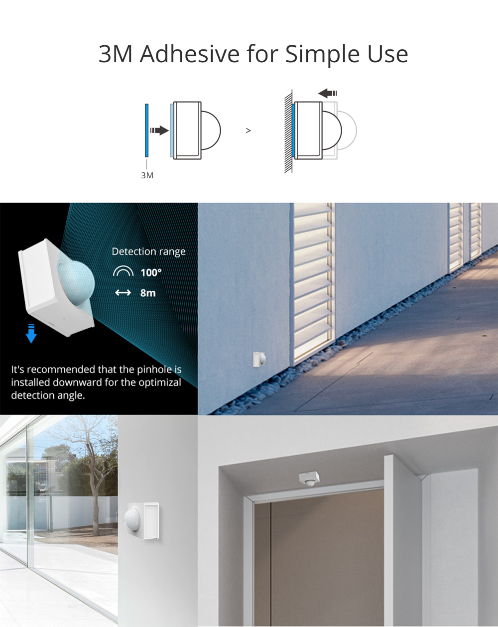 SONOFF PIR3-RF - 433MHZ RF PIR motion sensor