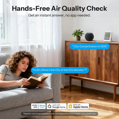 SONOFF AirGuard CO2 Matter Over Wi-Fi Air Quality Monitor | SAWF-08P