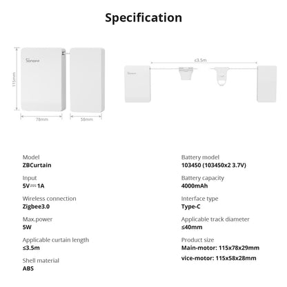 SONOFF Zigbee Smart Curtain Motor