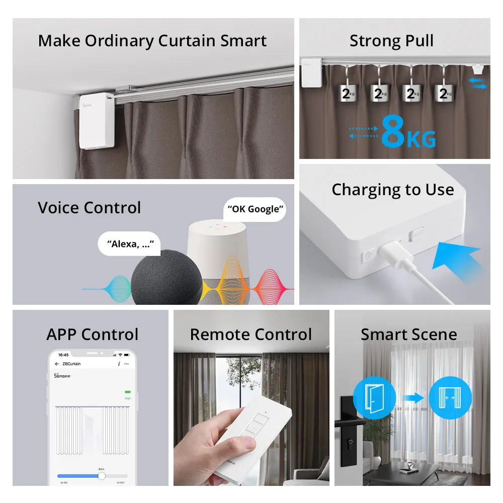 SONOFF Zigbee Smart Curtain Motor