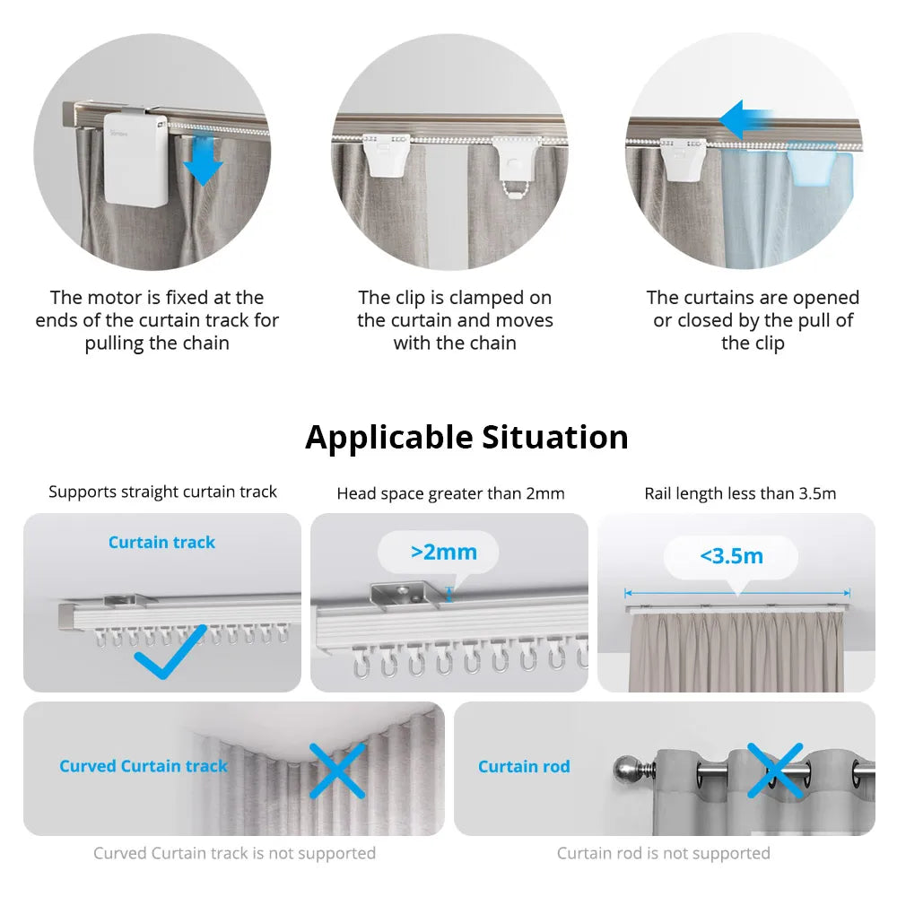 SONOFF Zigbee Smart Curtain Motor