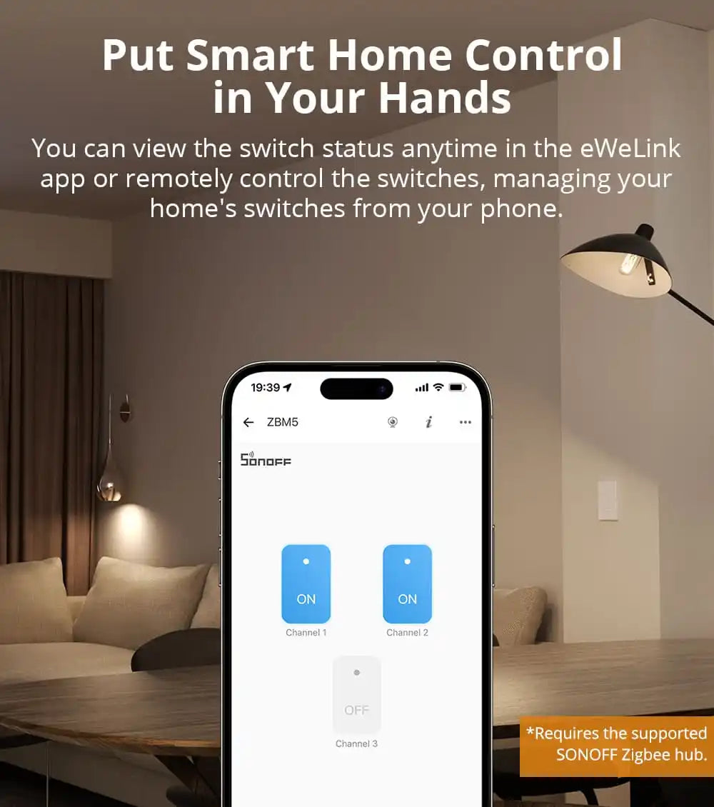 SONOFF SwitchMan Zigbee Smart Wall Switch | ZBM5