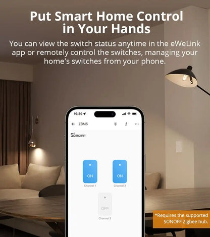 SONOFF SwitchMan Zigbee Smart Wall Switch | ZBM5