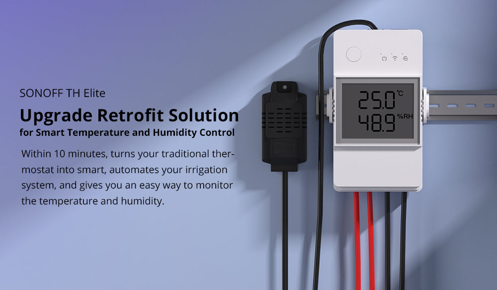 SONOFF TH Elite 20A Smart Temperature and Humidity Monitoring Switch