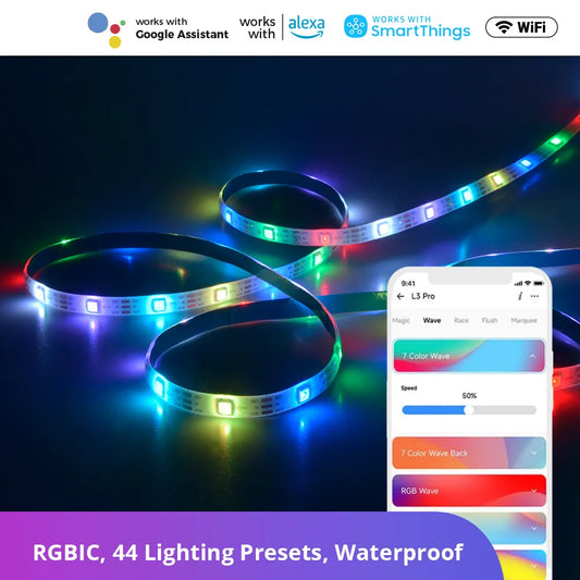 SONOFF L3 Pro RGBIC Smart LED Strip Lights - 5M
