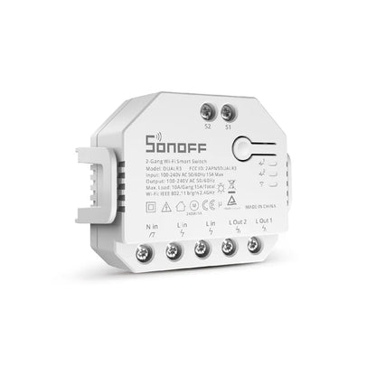 Sonoff Dual R3 Dual Smart WiFi Switch Relay Two Way Power Control Metering  Smart Switch 