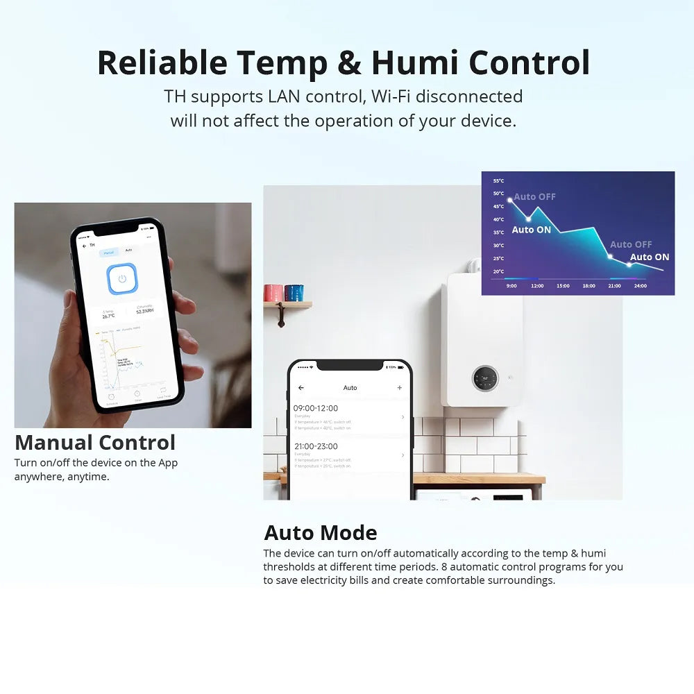 SONOFF TH Origin Smart Temp & Humi Monitoring Switch