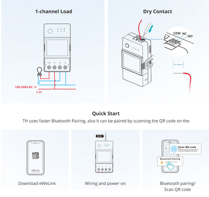 SONOFF TH Elite 20A Smart Temperature and Humidity Monitoring Switch