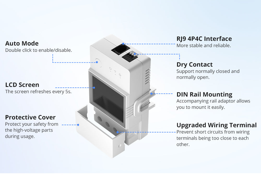 SONOFF TH Elite 20A Smart Temperature and Humidity Monitoring Switch